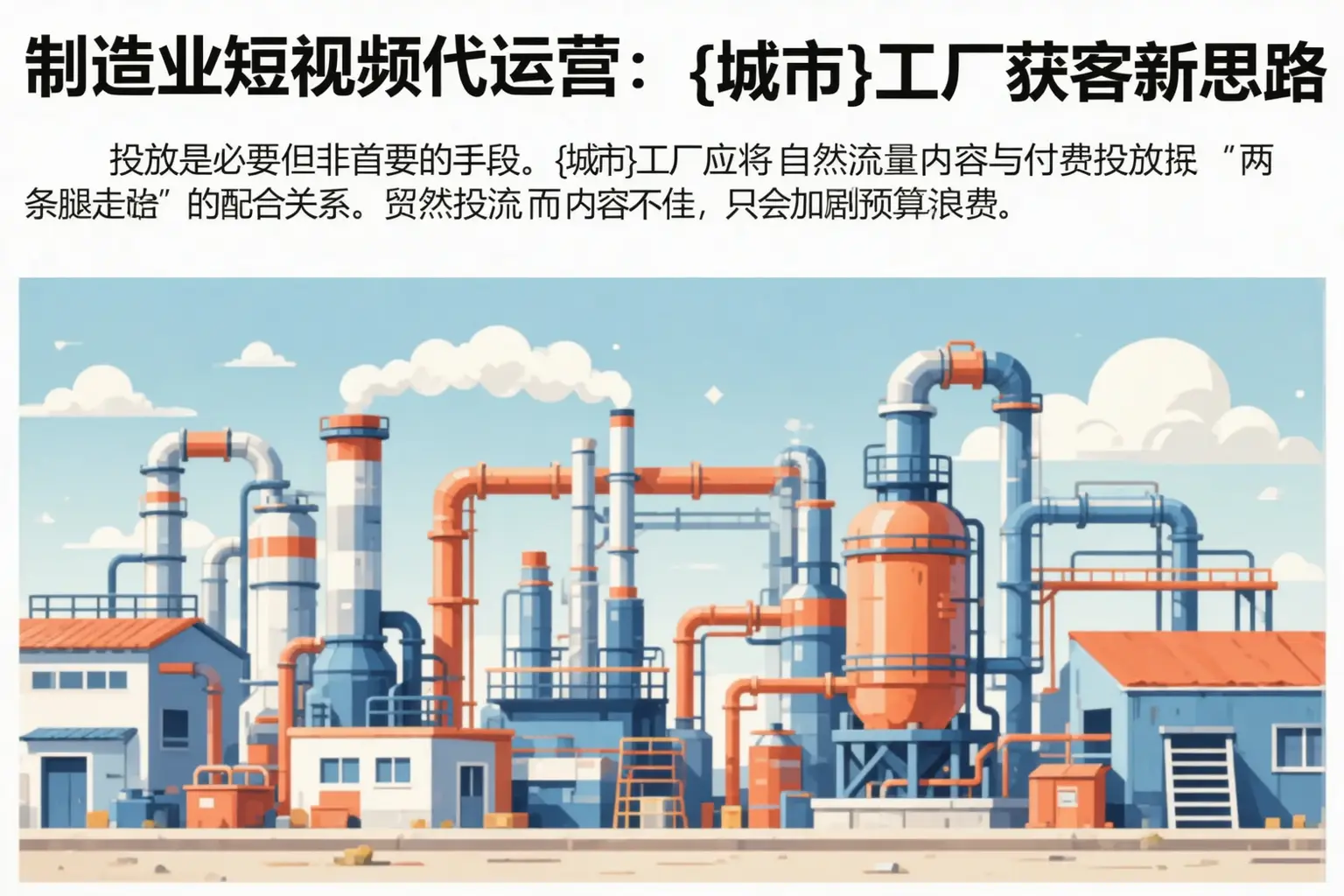 制造业短视频代运营：曹县工厂获客新思路
